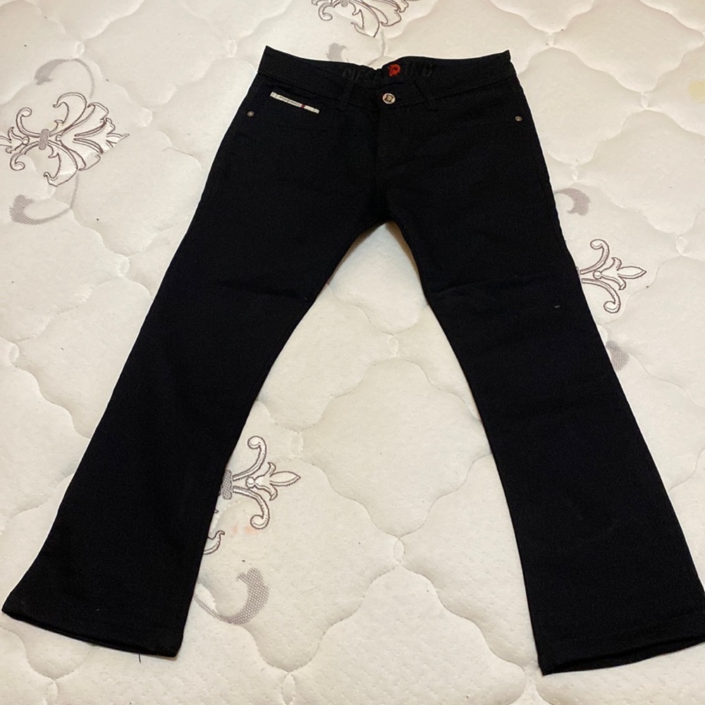 DIESEL Bootcut jean in black colour 30x30